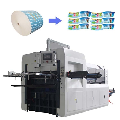PE Coated Paper Cup Die Cutting Machine For Creasing Embossing