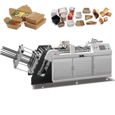 ISO Water Based Glue Paper Box Manufacturing Machine For Food