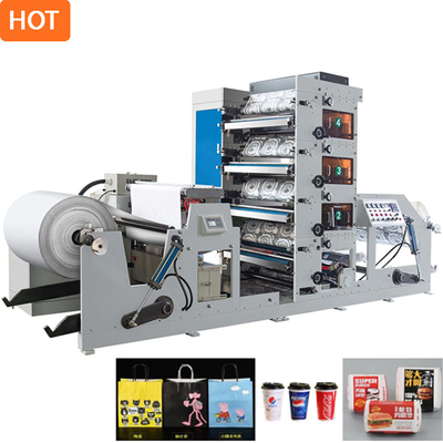 950mm Tension Control Roll To Roll Paper Cup Printing And Die Cutting Machine