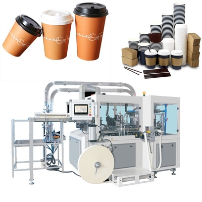 PLC System 160 pcs/min Single Wall Ice Cream Paper Cup Making Machines