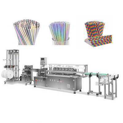 Commercial Business 90mm Length Paper Straw Machines 380V