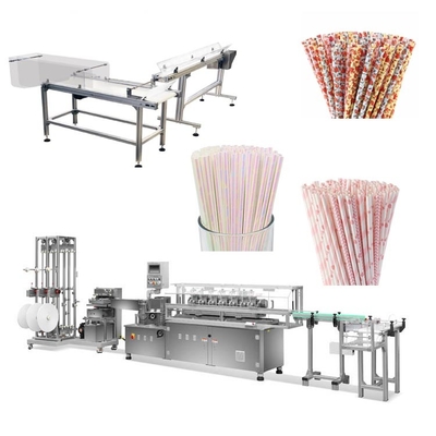 Fast Speed Natural CNC Straight Paper Straw Machines 100m/Min