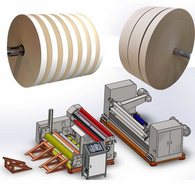 200 M/Min 1600MM Paper Slitting Machines Paper Cutting And Rewinding Machine