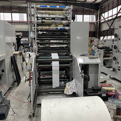 180-380mm Disposable Cup Printing Machine Customized Flexo 5 Color Printing Machine