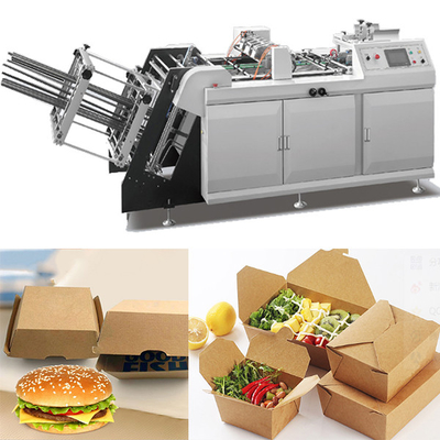 OEM Automatic Paper Lunch Box Machine Pizza Take Away Food Box Machine