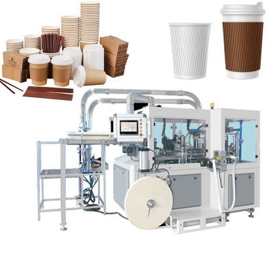 Small 150Pcs Full Servo Motor Paper Cup Forming Machine With Inspection System