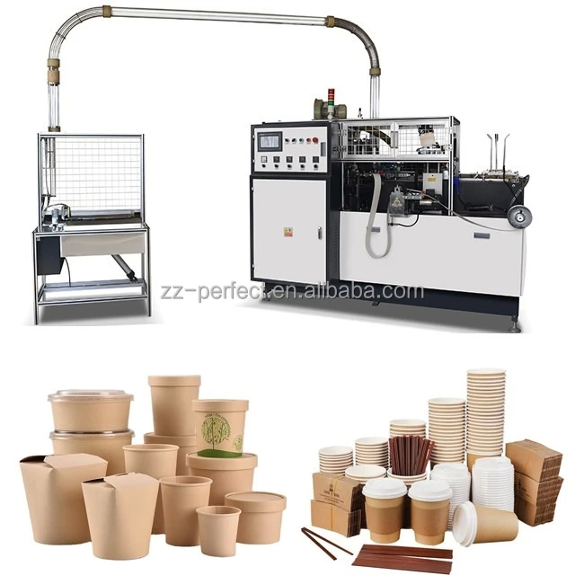 Efficient Paper Cup Making Machines for Hot And Cold Drink 150-350 Gsm Paper Material