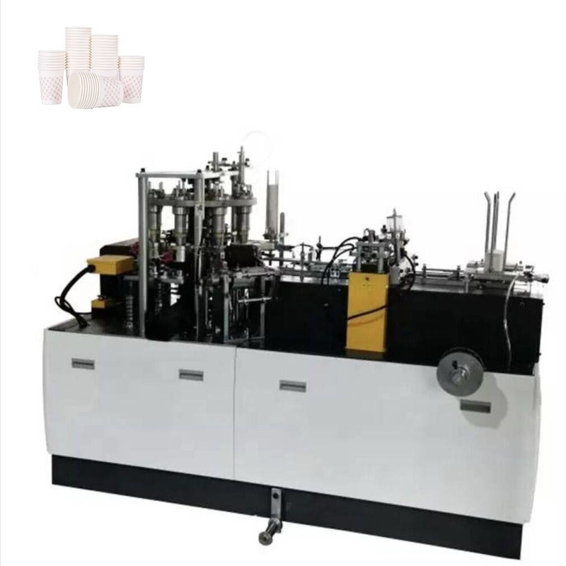 50HZ 4 KW High Speed Fully Automatic Disposable Paper Cup Making Machine