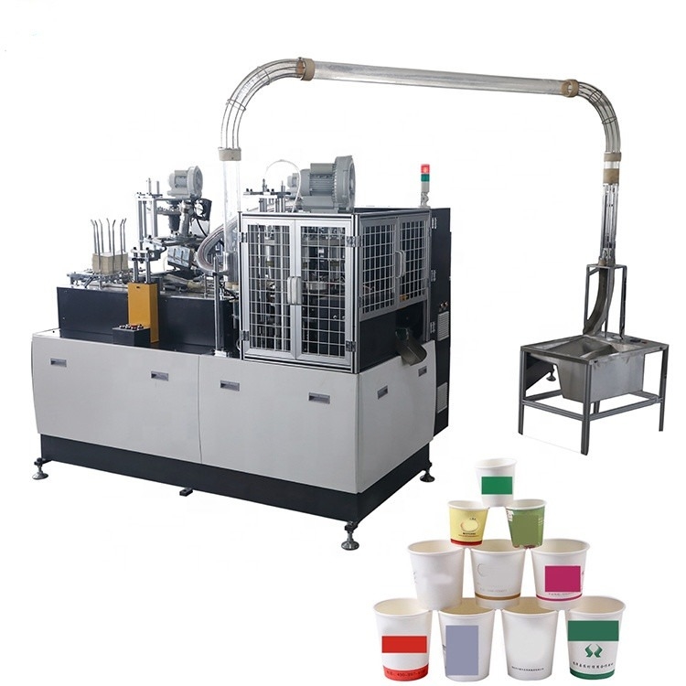 14oz 16 oz high speed one plate carton paper cup making machine