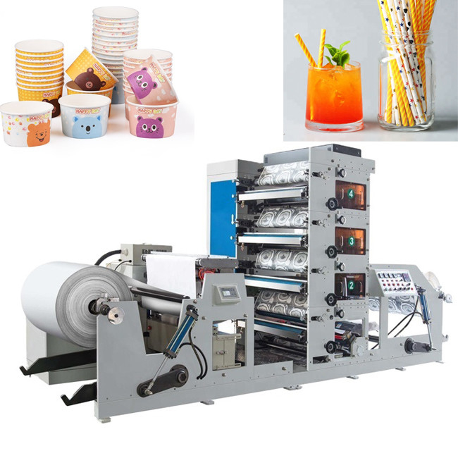 15kw 60m/Min High Speed Paper Cup Printing Machines For Paper Bowl