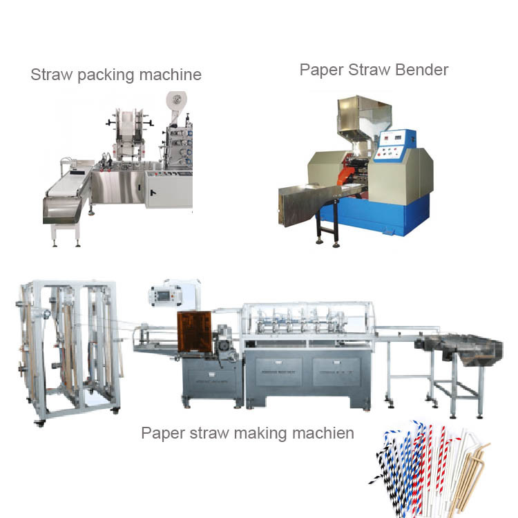 60gsm 120gsm Spiral Wound Flexible Paper Straw Machines For Drinking