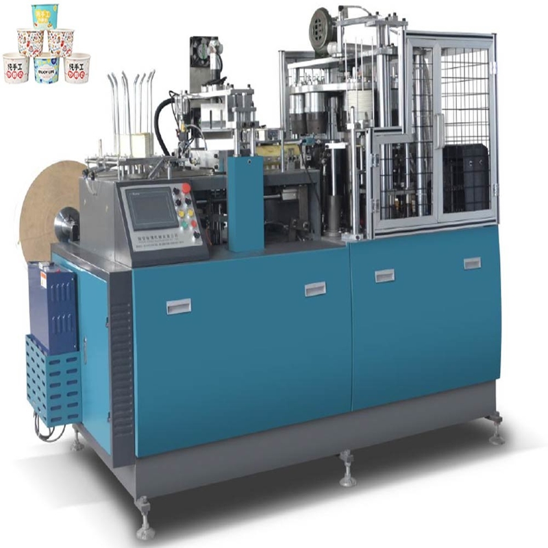 8oz To 35oz Soup Ice Cream Paper Bowl Forming Machine 0.6Mpa Air Pressure