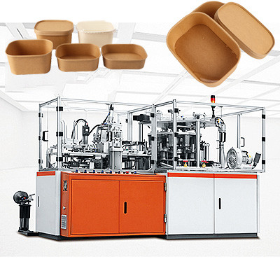 Rectangle Biodegradable Disposable Bowl Making Machine 18KW