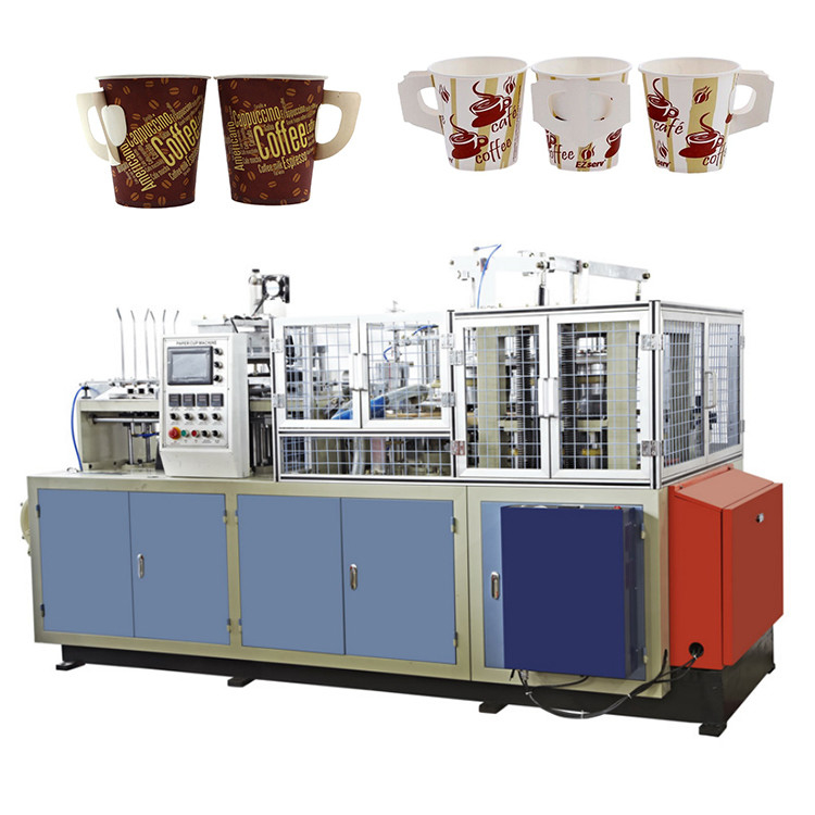 Fully Automatic Single PE Coated Paper Cup Maker Machine With Handle