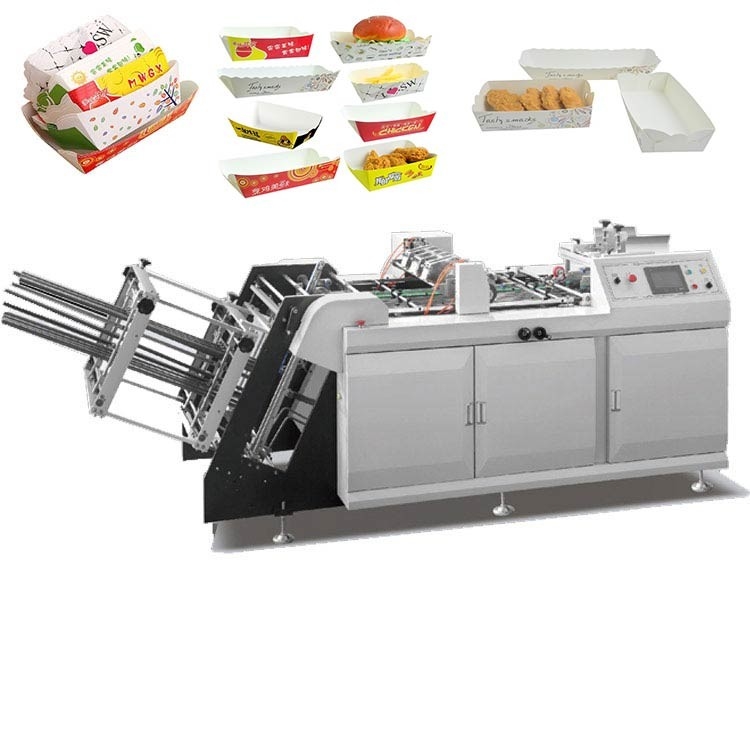 Customized 180-600G/M2 Cardboard Box Forming Machine For Food Trays