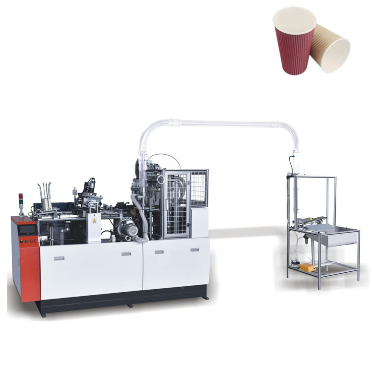 6KW Paper Cup Making Machines 40ml-16 Oz  High Speed Tea Paper Cup Machine