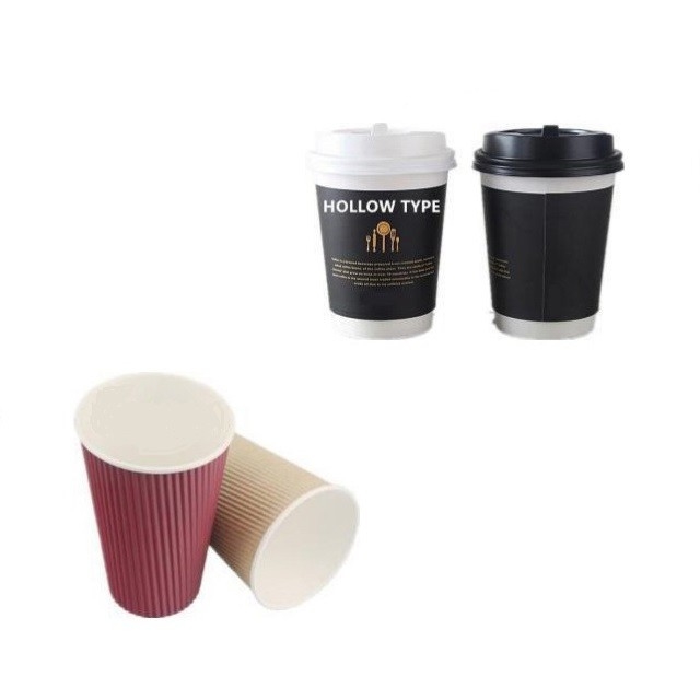 4-50 Oz Ultrasonic 45-50 Pcs/Min Coffee Paper Cup Making Machines Hollow Double Wall