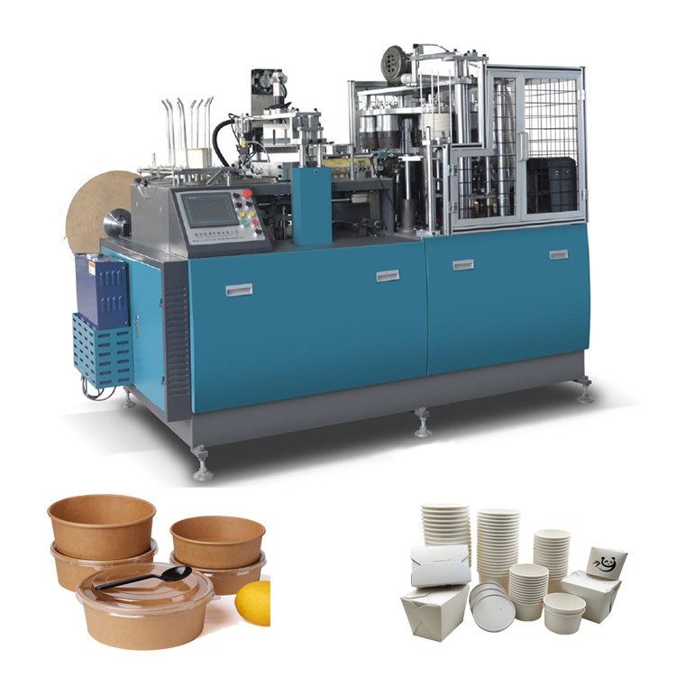 Automatic Pe Coated Paper Bowl Making Machine High Speed Intelligent