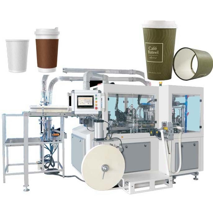 Ultrasound 8 Oz 6 Oz Coffee Cup Paper Cup Manufacturing Machine Semi Automatic
