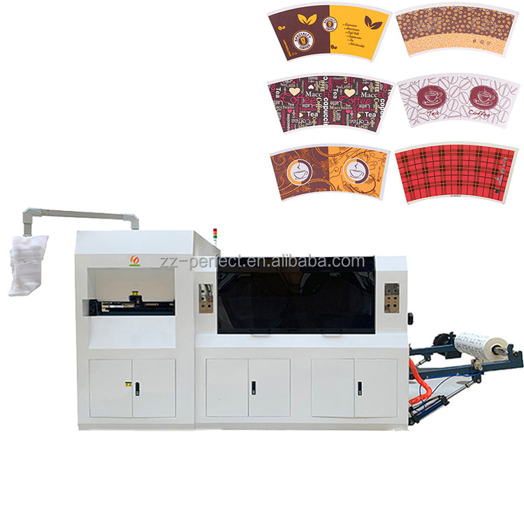 180Pcs/Min High Speed Paper Cup Die Cutting Machine Automatic Roll To ...