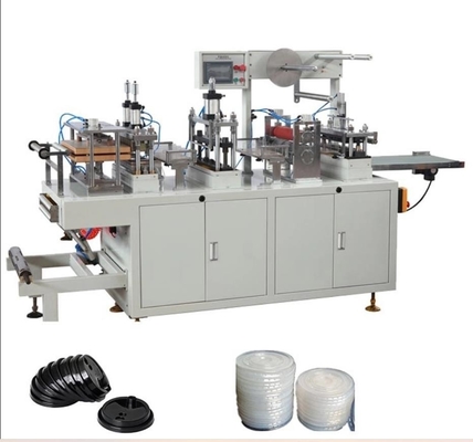 PF-420W  Cup Lid Machine 420×160mm Plastic Lid Forming Machine