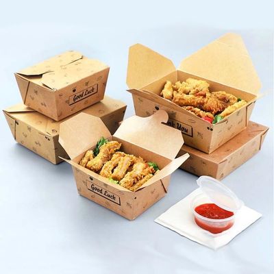 Auto Feeding Biodegradable Paper Lunch Box Machine 4.5kw/H
