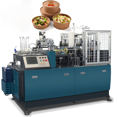 750ML Automatic Medium Speed Disposable Food Paper Bowl Making Machine Supplier