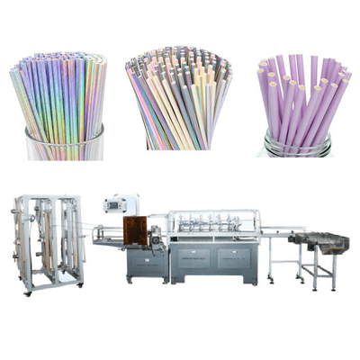 0.3-2mm Thick Beverage Drinking Straw Making Machine To Make Paper Straws