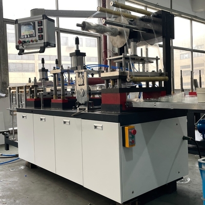 ODM PLC One Time Cup Lid Machine Oil Lubrication Heating Forming