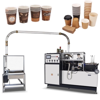 4 Kw Automatic Paper Cup Making Machine High Speed One Time